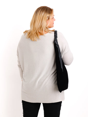 MELINA  Curvy Size Longsleeve - verschiedene Farben