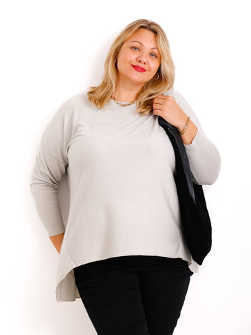 MELINA  Curvy Size Longsleeve - verschiedene Farben