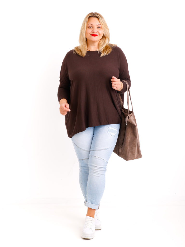 Feinstrick Pullover MOLLY.S  – Softe Haptik – Boxy Style – Gr. 38-50