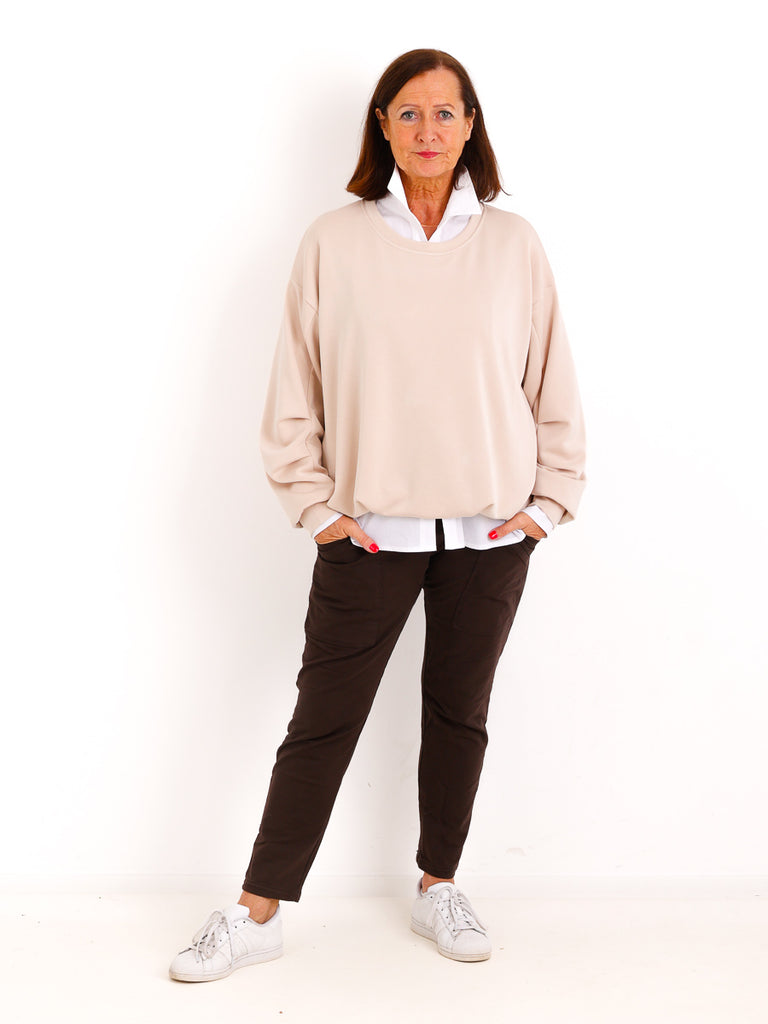 Sweatshirt ANOUK.S – Softes Sweatshirt in doppellagiger Verarbeitung – Gr. 38–42/44