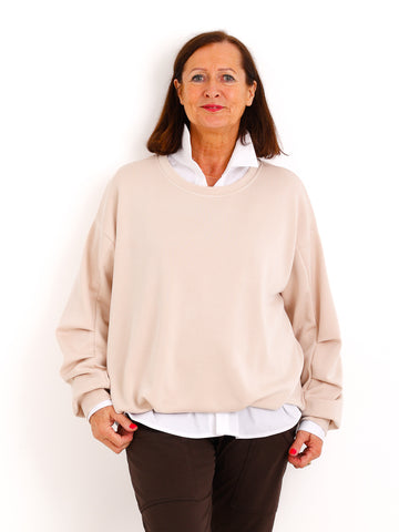 Sweatshirt ANOUK.S – Softes Sweatshirt in doppellagiger Verarbeitung – Gr. 38–42/44