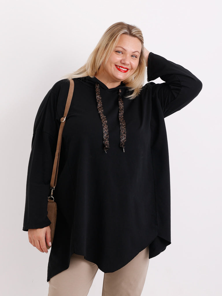 LUNA Curvy Size Hoodie - verschiedene Farben