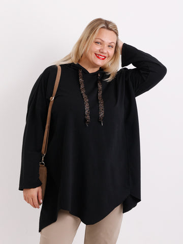 LUNA Curvy Size Hoodie - verschiedene Farben