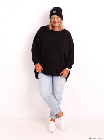 Curvy Size Oversize Sweatshirt RUNA – Kuscheliger Wohlfühl-Look – Gr. 44–56
