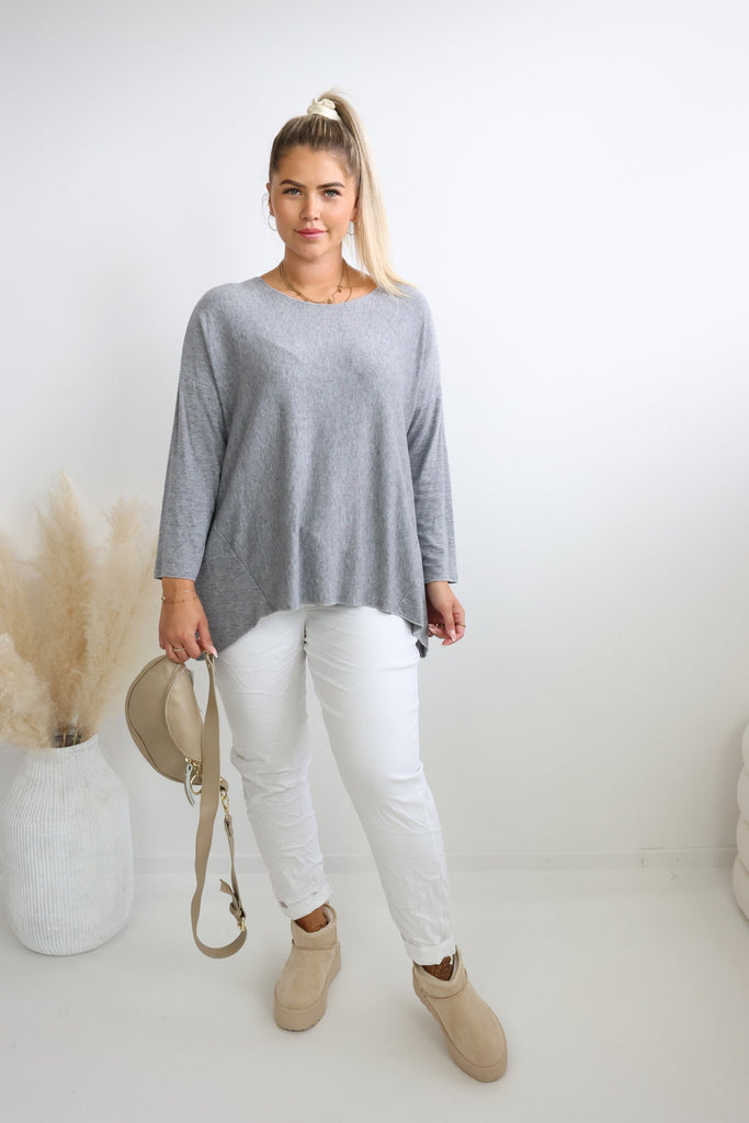 MELINA Longsleeve -  Plus Size - verschiedene Farben