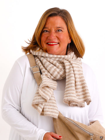 Schal MARIBEL – Kuscheliger Ringel-Look aus softem Viskose-Wollmix und