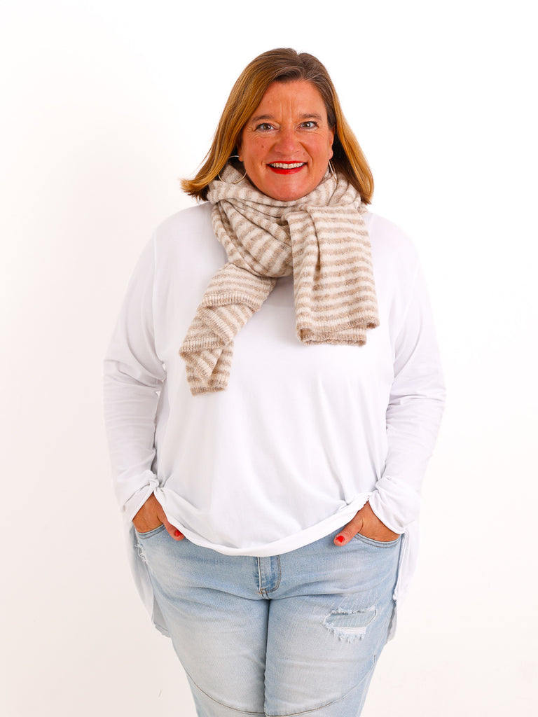 Schal MARIBEL – Kuscheliger Ringel-Look aus softem Viskose-Wollmix und