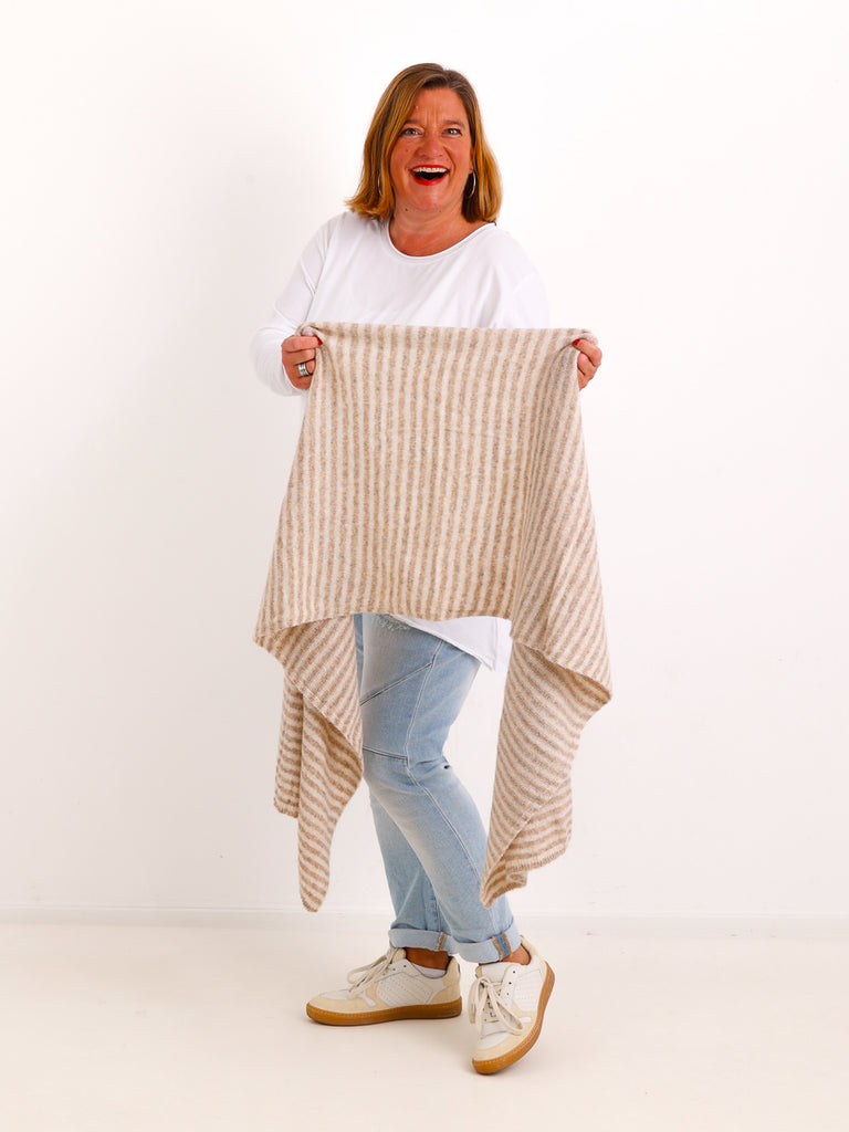 Schal MARIBEL – Kuscheliger Ringel-Look aus softem Viskose-Wollmix und
