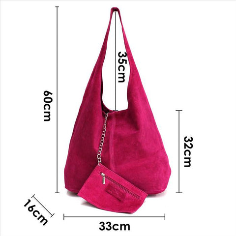 LACY Wildleder Shopper - verschiedene Farben